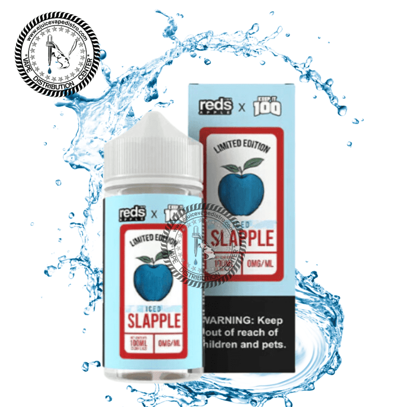 e juice vape distro 7 daze x keep it 100 slapple ice 100ml 7 daze e liquid 39289768116472