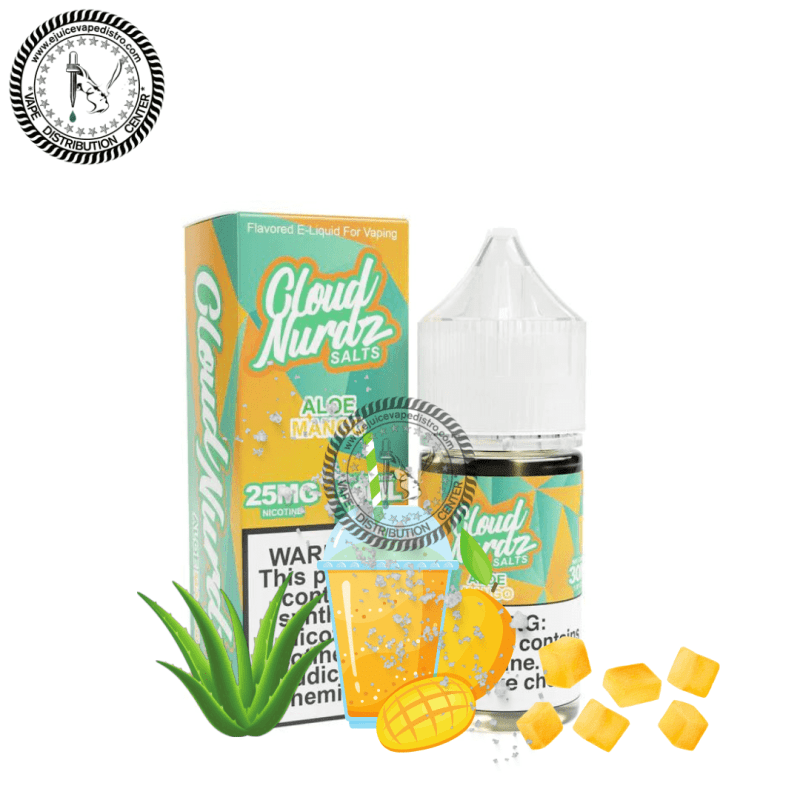 e juice vape distro aloe mango salt by cloud nurdz salt 30ml cloud nurdz e liquid 39255363191032