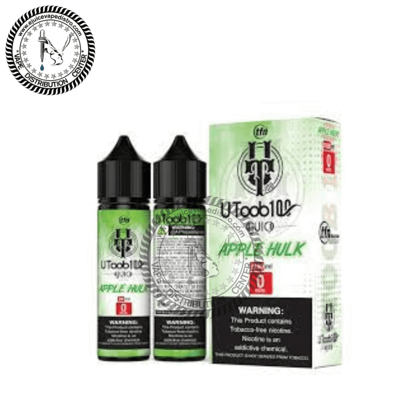 e juice vape distro apple hulk by u toob 100 e juice 2x60ml 120ml u toob100 e liquid 39262260199672