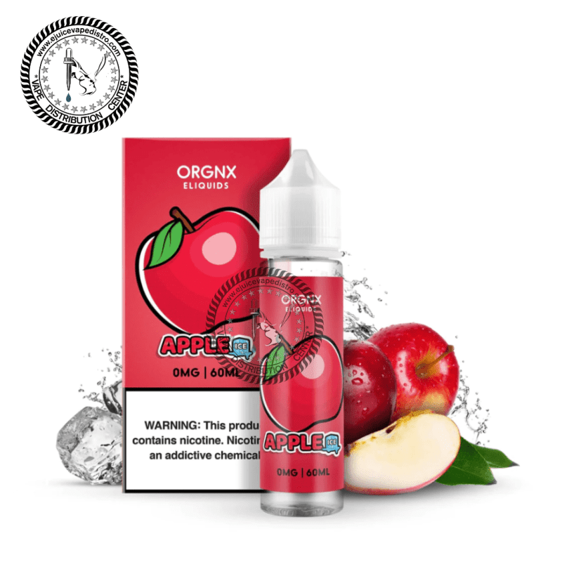 e juice vape distro apple ice by orgnx e liquids 60ml orgnx e liquids e liquid 39289845285112