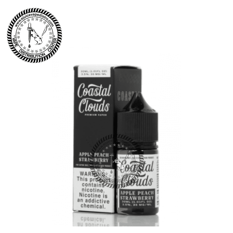 e juice vape distro apple peach strawberry salt nic by coastal clouds 30ml coastal clouds e liquid 39280869867768