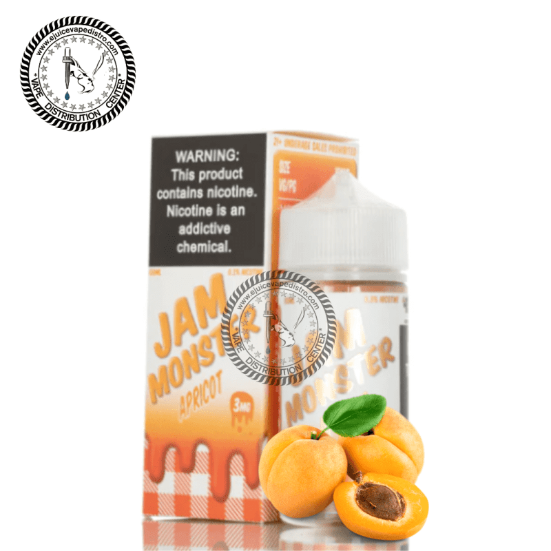 e juice vape distro apricot by jam monster 100ml jam monster e liquid 39289898860792