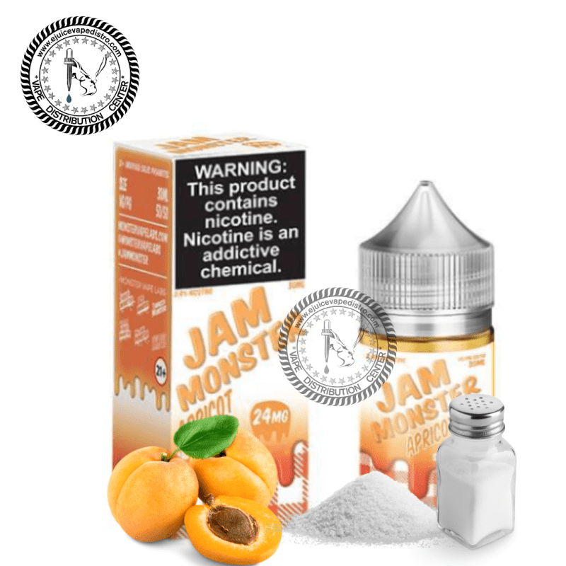 e juice vape distro apricot salt by jam monster salt 30ml jam monster e liquid 39289901187320