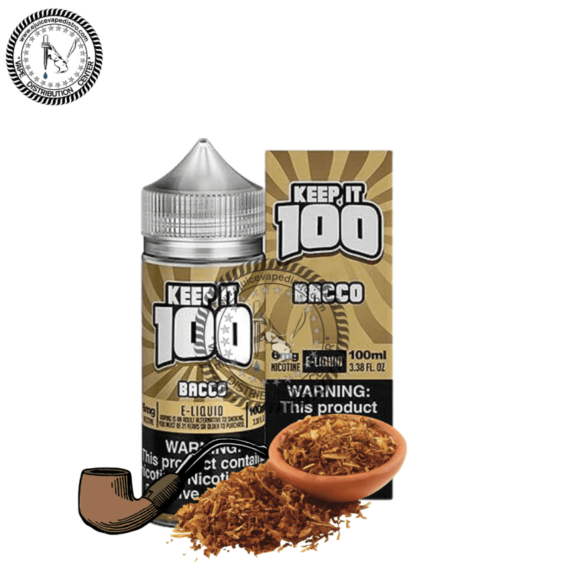 e juice vape distro bacco by keep it 100 100ml liquid labs e liquid 39261714481400