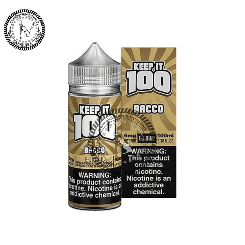 e juice vape distro bacco by keep it 100 100ml liquid labs e liquid 39261714841848