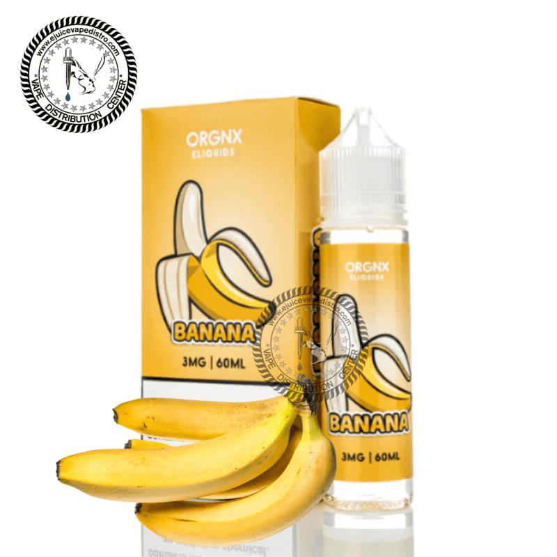 e juice vape distro banana by orgnx e liquids 60ml orgnx e liquids e liquid 39292645212408