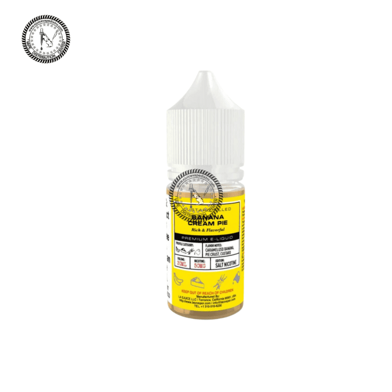 e juice vape distro banana cream pie by glas basix nic salts 30ml glas e liquid 39262047142136