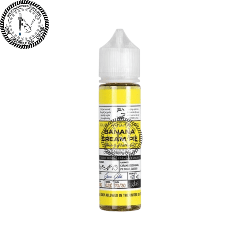 e juice vape distro banana cream pie by glas basix series 60ml glas e liquid 39249767760120