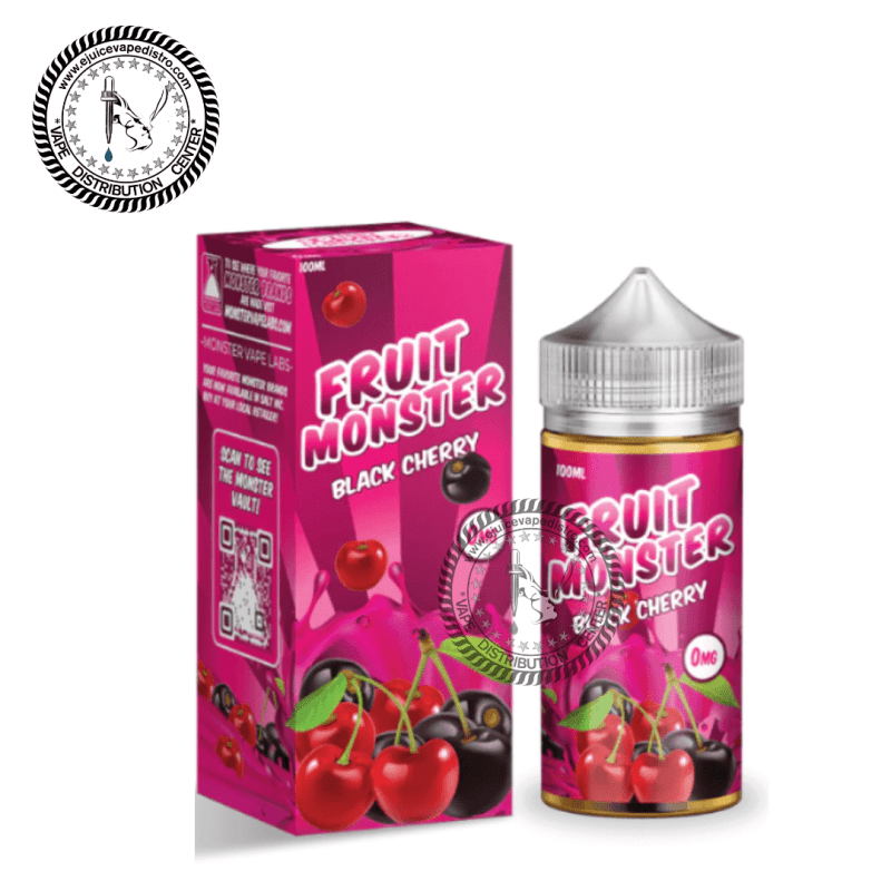 e juice vape distro black cherry by fruit monster 100ml jam monster e liquid 39282624889080