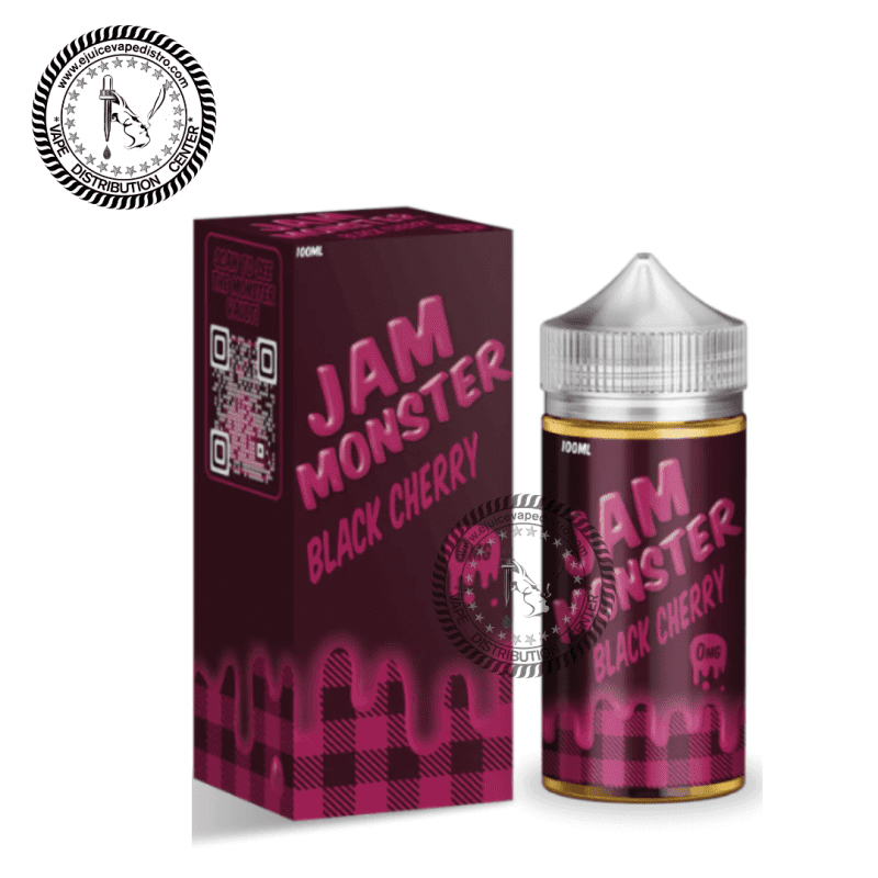 e juice vape distro black cherry jam by jam monster 100ml jam monster e liquid 39283585122552