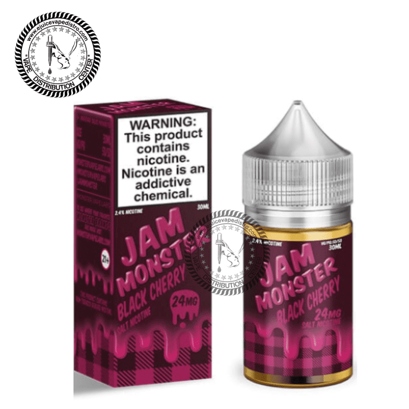 e juice vape distro black cherry jam salt by jam monster salt 30ml jam monster e liquid 39286414016760