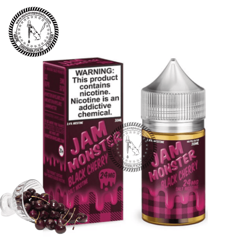 e juice vape distro black cherry jam salt by jam monster salt 30ml jam monster e liquid 39286414213368