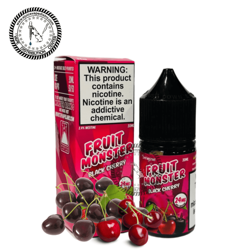 e juice vape distro black cherry salt by fruit monster salt 30ml jam monster e liquid 39286483419384