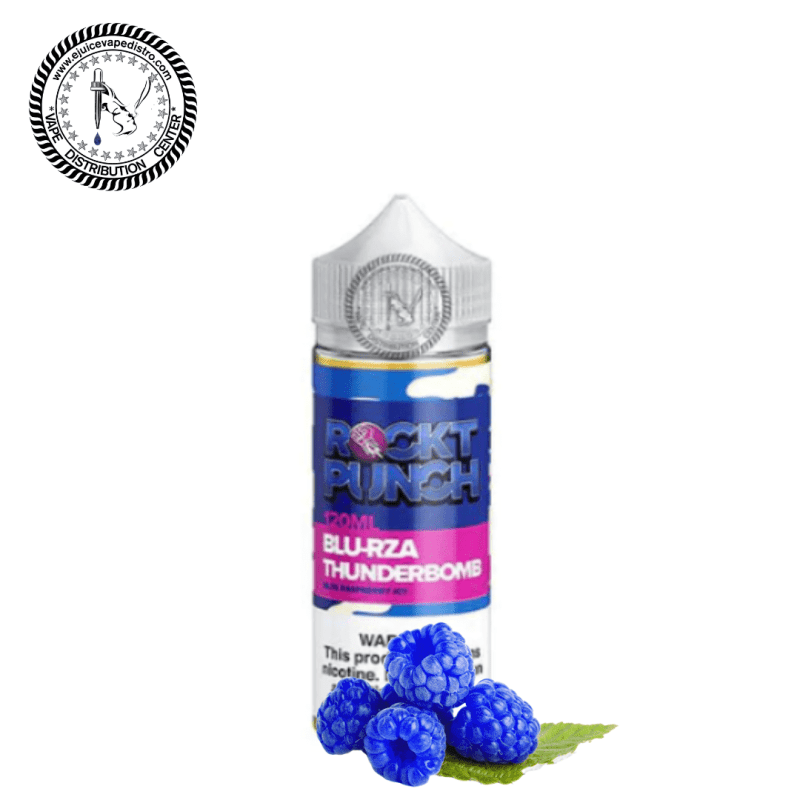 e juice vape distro blu rza thunderbomb by rockt punch 120ml okami brand e liquid 39293014900984