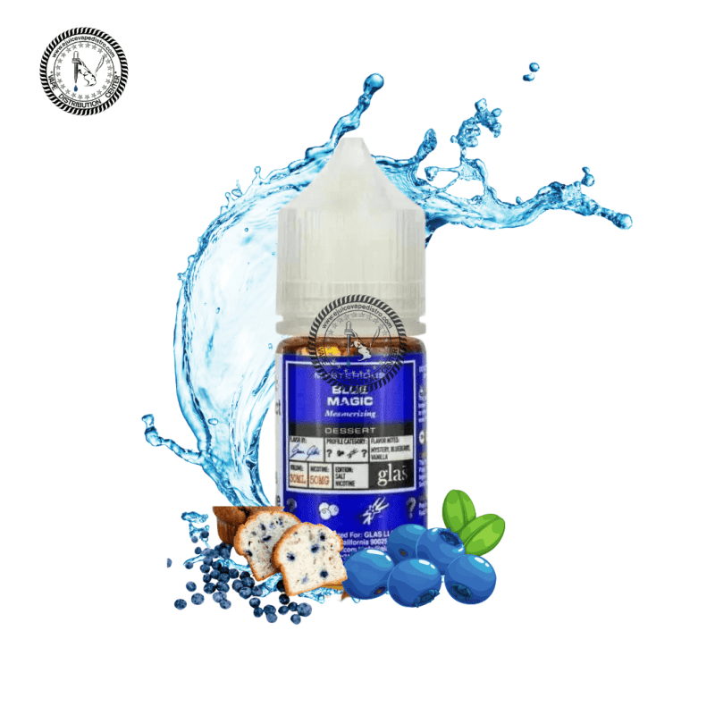 e juice vape distro blue magic by glas basix nic salts 30ml glas e liquid 39262211965176