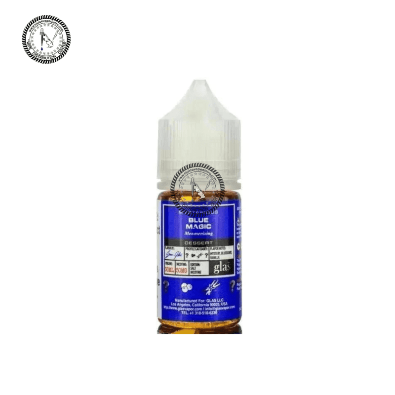 e juice vape distro blue magic by glas basix nic salts 30ml glas e liquid 39262213079288