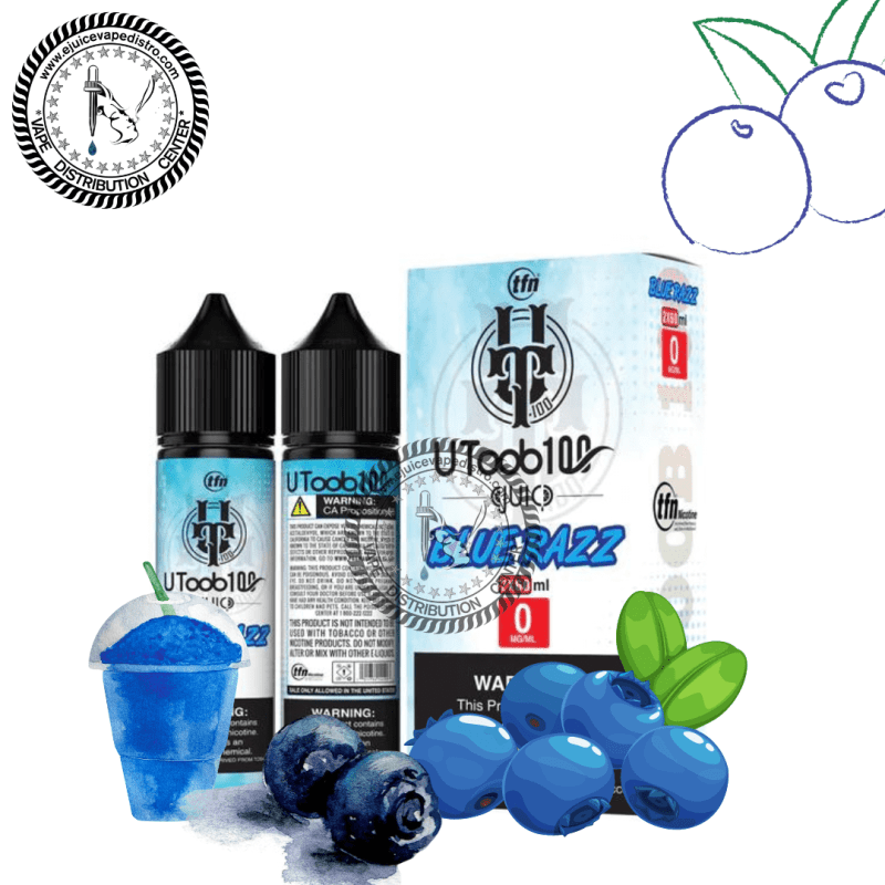 e juice vape distro blue razz by u toob 100 ejuice 2x60ml 120ml u toob100 e liquid 39262093541624