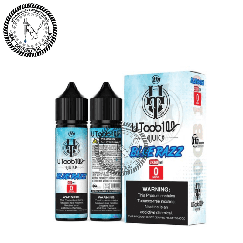 e juice vape distro blue razz by u toob 100 ejuice 2x60ml 120ml u toob100 e liquid 39262093771000