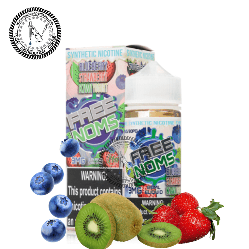 e juice vape distro blueberry yogurt strawberry kiwi by free noms 120ml lotus vaping technologies e liquid 39286531719416