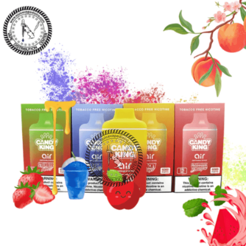 e juice vape distro candy king air disposable 6000 puffs 13ml drip more disposable 39280547823864