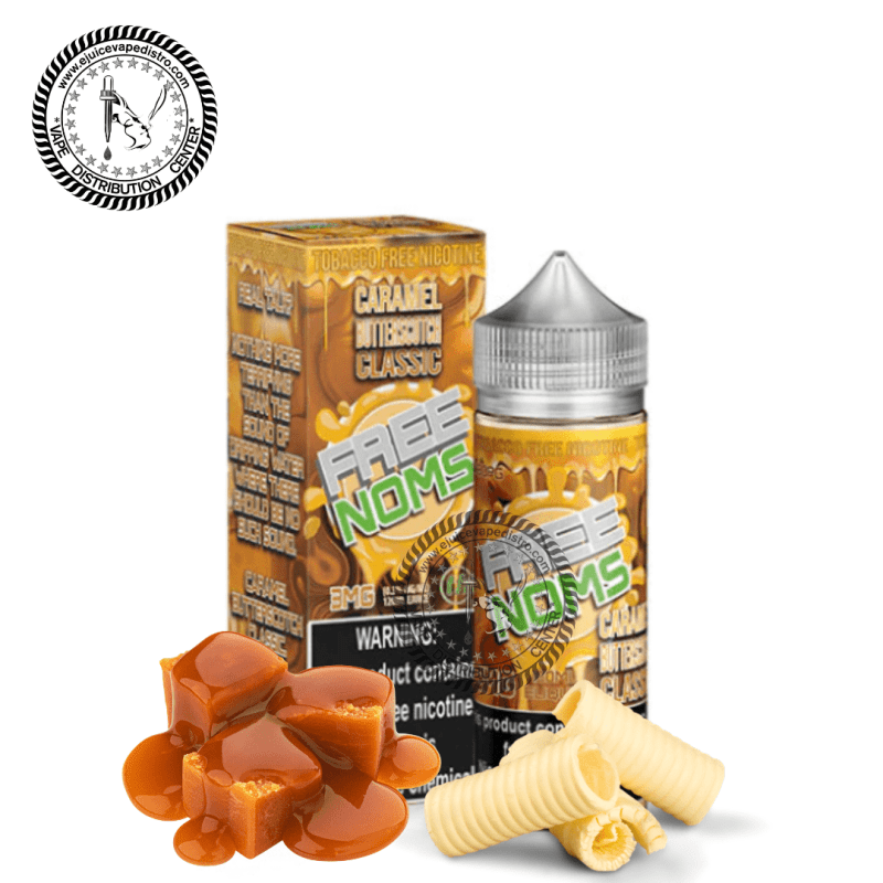 e juice vape distro caramel butterscotch classic by free noms 120ml lotus vaping technologies e liquid 39281027973368