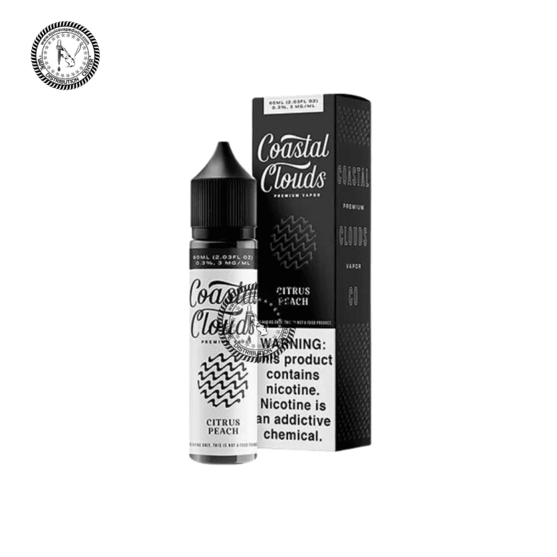 e juice vape distro citrus peach by coastal clouds 60ml e liquid coastal clouds e liquid 39286627139832