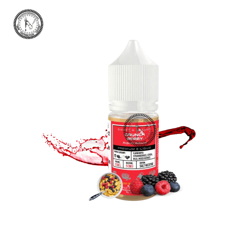 e juice vape distro crunch berry by glas basix nic salts 30ml glas e liquid 39261995794680