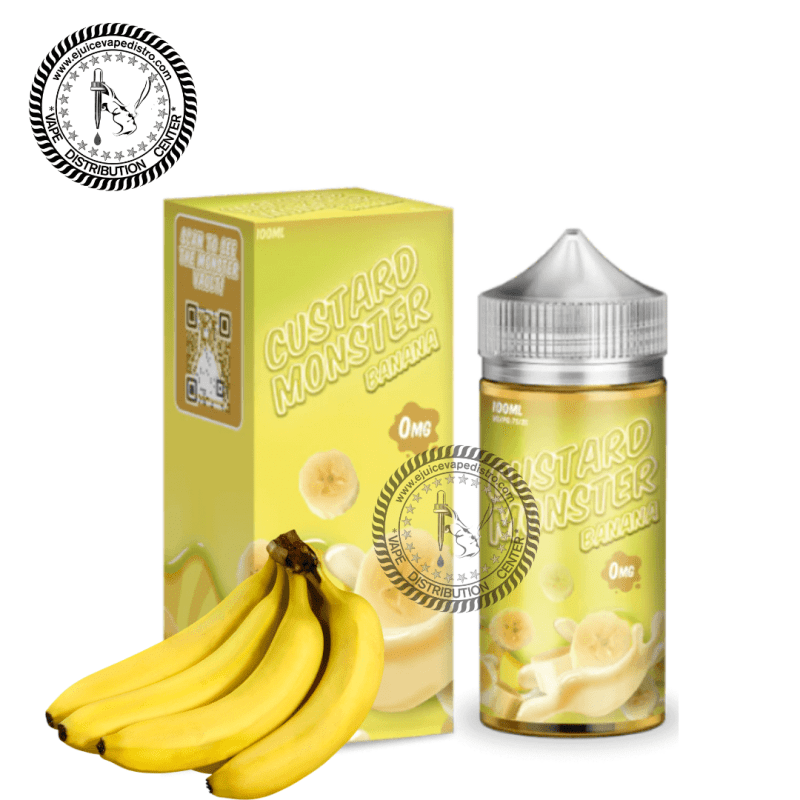 e juice vape distro custard monster banana custard by jam monster 100ml jam monster e liquid 39282628034808