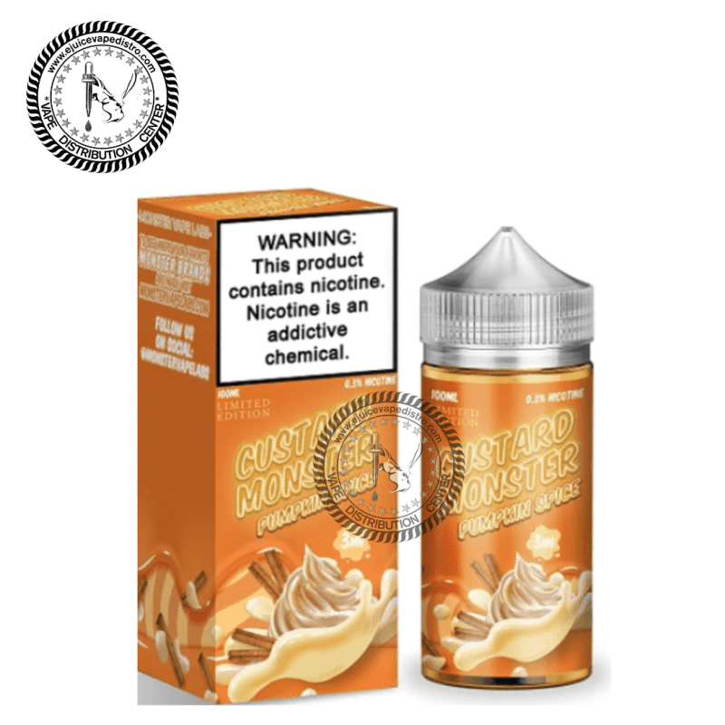 e juice vape distro custard monster pumpkin spice by jam monster 100ml jam monster e liquid 39286935257336