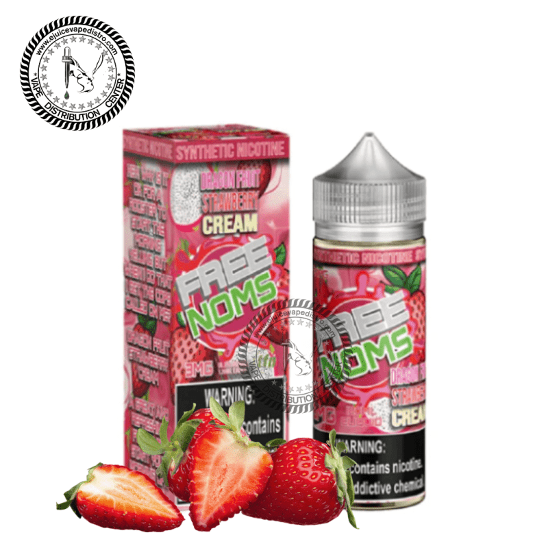 e juice vape distro dragon fruit strawberry cream by free noms 120ml lotus vaping technologies e liquid 39286526017784