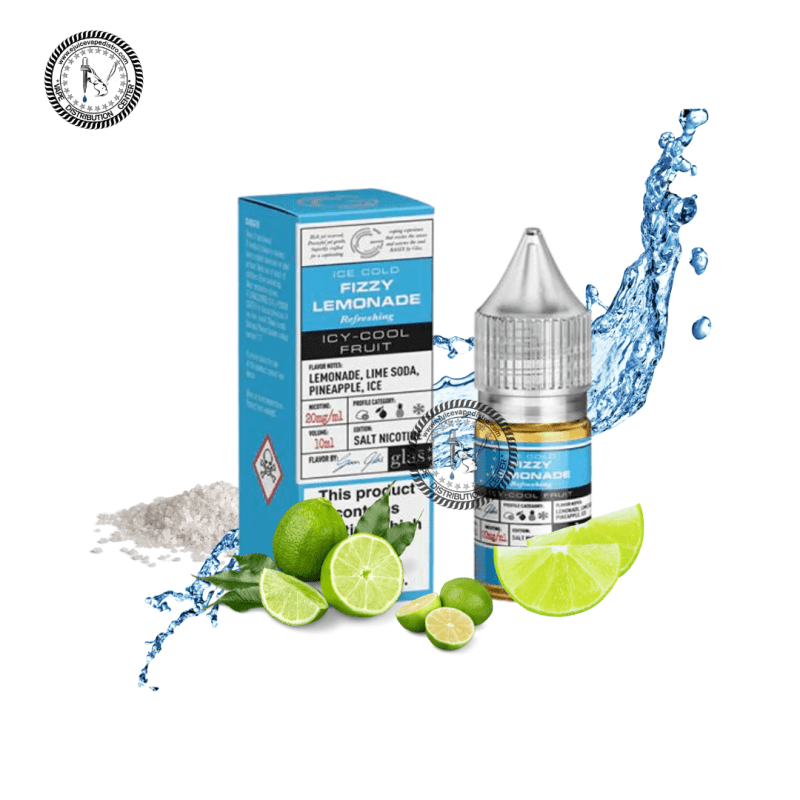 e juice vape distro fizzy lemonade by glas basix nic salts 30ml glas e liquid 39261673488632