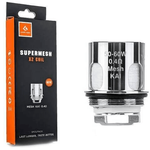 Geekvape Super Mesh X1/X2 Coils (5 Pack) Hardware