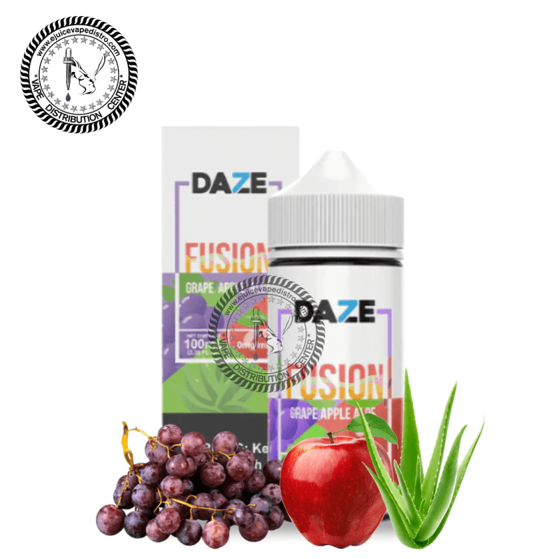 e juice vape distro grape apple aloe by 7 daze fusion 100ml 7 daze e liquid 39289746555128