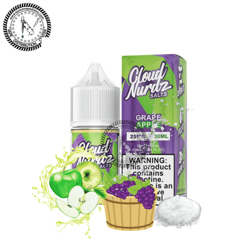 e juice vape distro grape apple salt by cloud nurdz salt 30ml cloud nurdz e liquid 39255477584120