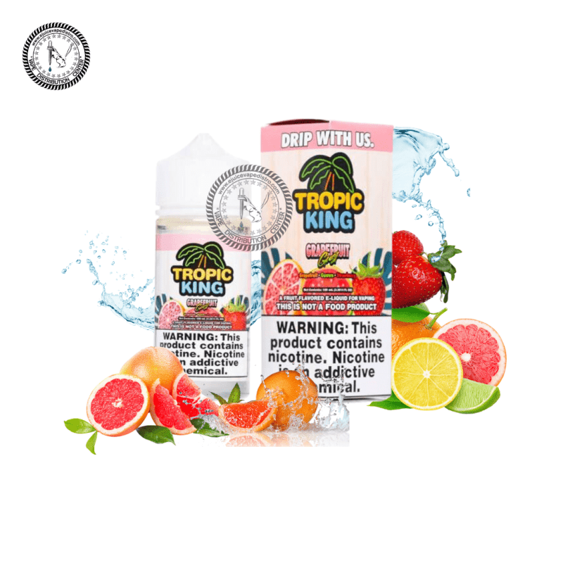 e juice vape distro grapefruit gust by tropic king 100ml drip more e liquid 39249140908280