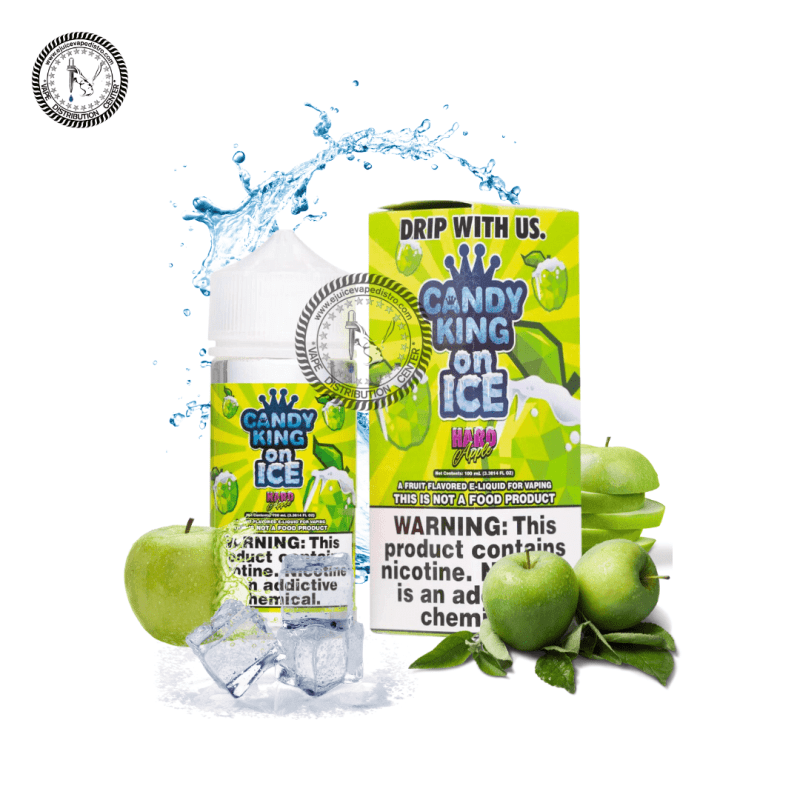 e juice vape distro green apple hard candy on ice by candy king 100ml drip more e liquid 39249228824824