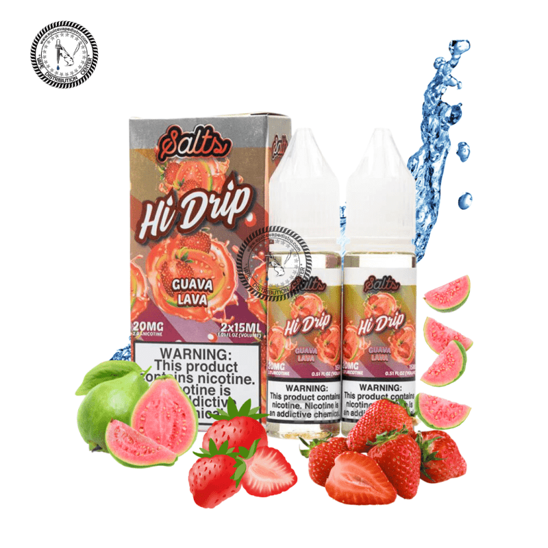 e juice vape distro guava lava salt by hi drip salts 2x15ml 30ml tear drip e liquid 39266863284472