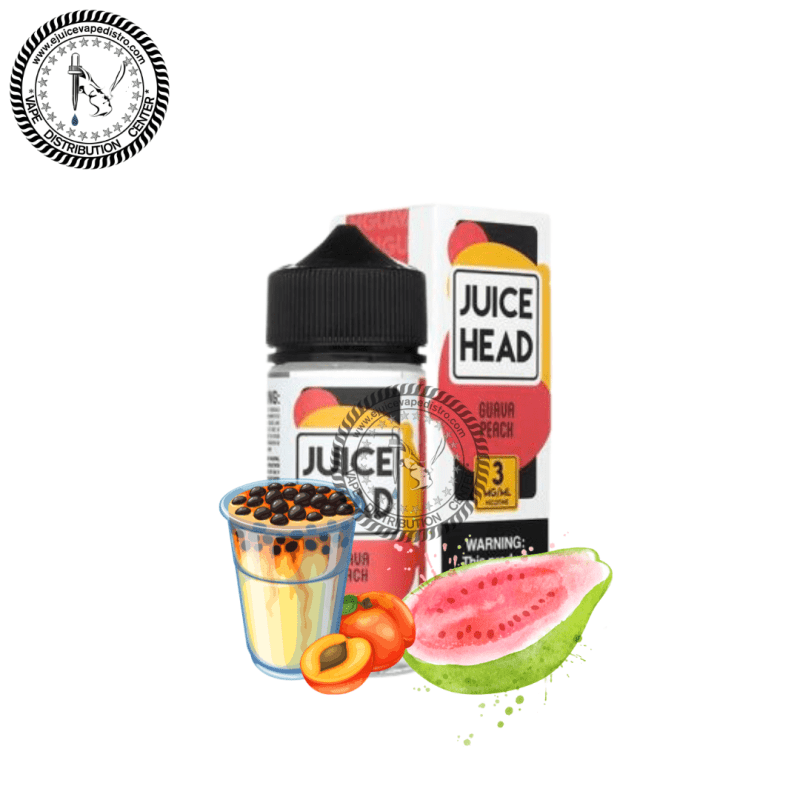 e juice vape distro guava peach by juice head 100ml streamline vape co e liquid 39249539334392