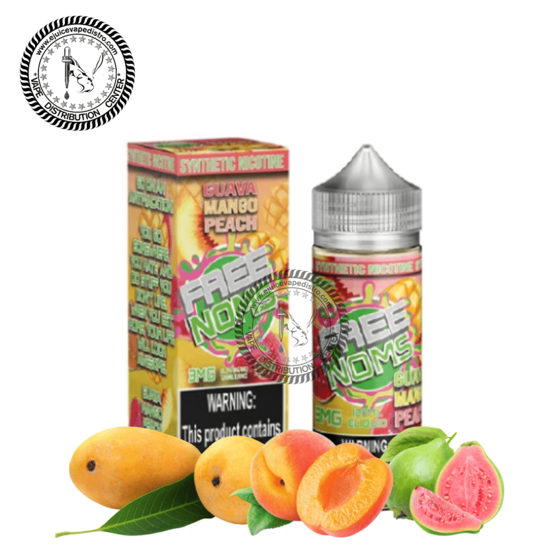 e juice vape distro guava peach mango cream by free noms 120ml lotus vaping technologies e liquid 39287390241016