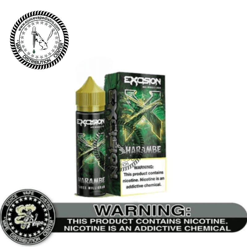 e juice vape distro harambe by excision 60ml alt zero e liquid 39253173076216