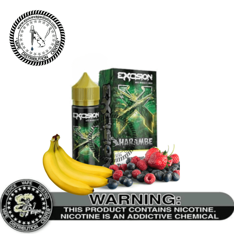 e juice vape distro harambe by excision 60ml alt zero e liquid 39253173108984