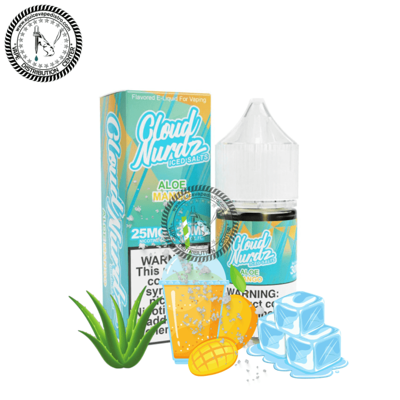 e juice vape distro iced aloe mango salt by cloud nurdz salt 30ml cloud nurdz e liquid 39255377576184