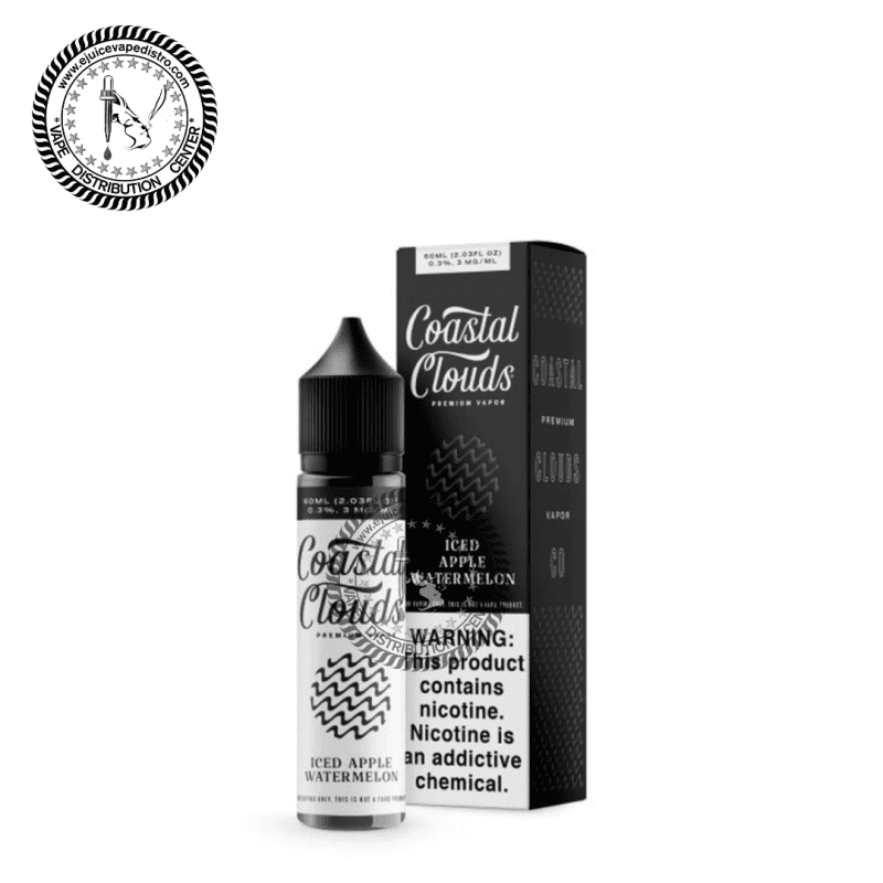 e juice vape distro iced apple watermelon by coastal clouds 60ml tfn coastal clouds e liquid 39283580567800