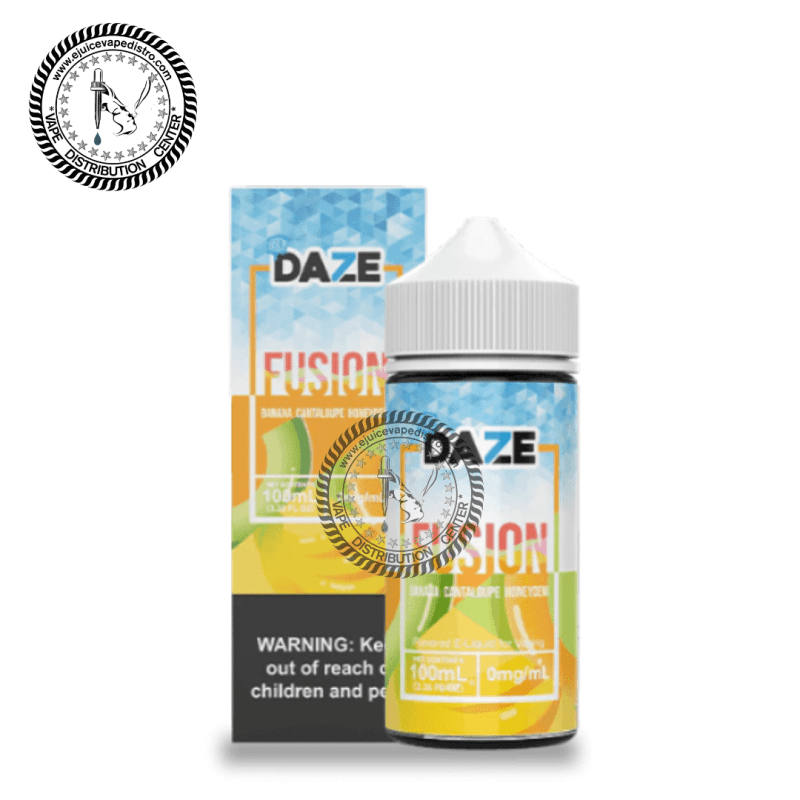 e juice vape distro iced banana cantaloupe honeydew by 7 daze fusion iced 100ml 7 daze e liquid 39288923160824