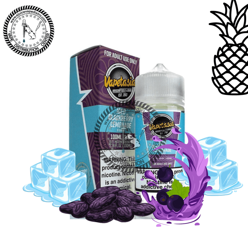 e juice vape distro iced blackberry lemonade by vapetasia 100ml vapetasia e liquid 39255865229560