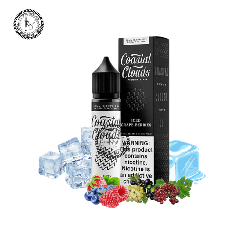 e juice vape distro iced grape berries by coastal clouds 60ml e liquid coastal clouds e liquid 39286228910328