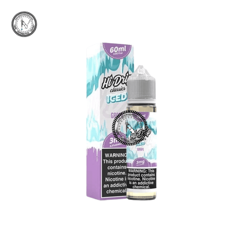 e juice vape distro iced grape by hi drip classics 60ml tear drip e liquid 39290523615480