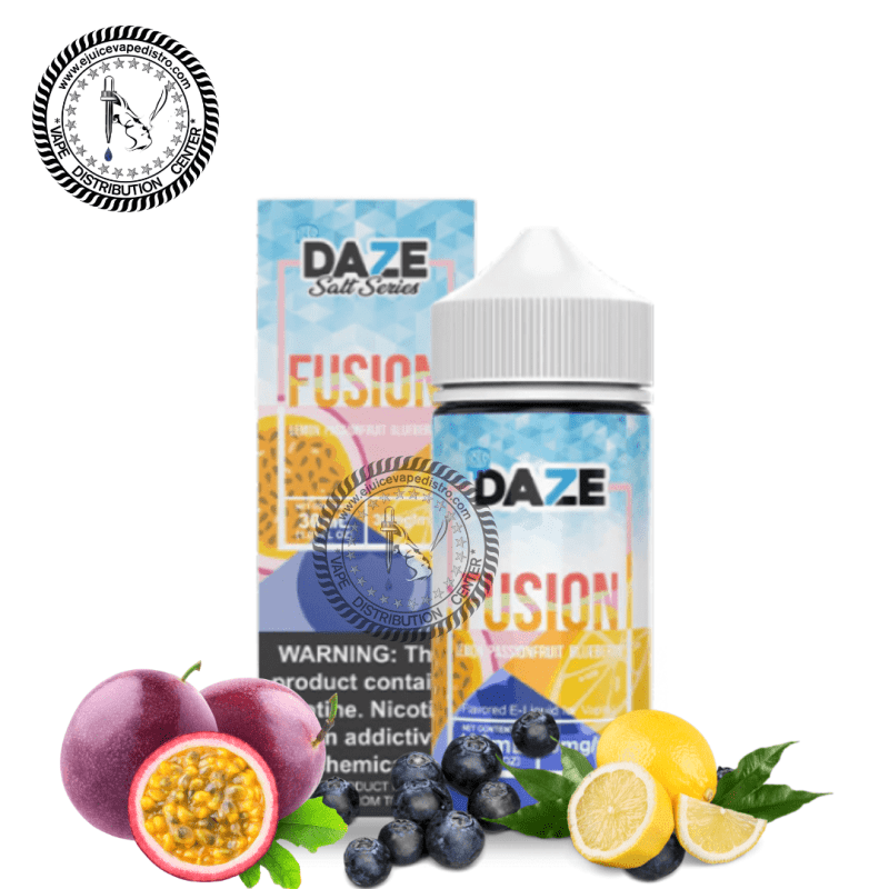 e juice vape distro iced lemon passionfruit blueberry by 7 daze fusion iced 100ml 7 daze e liquid 39287297310968