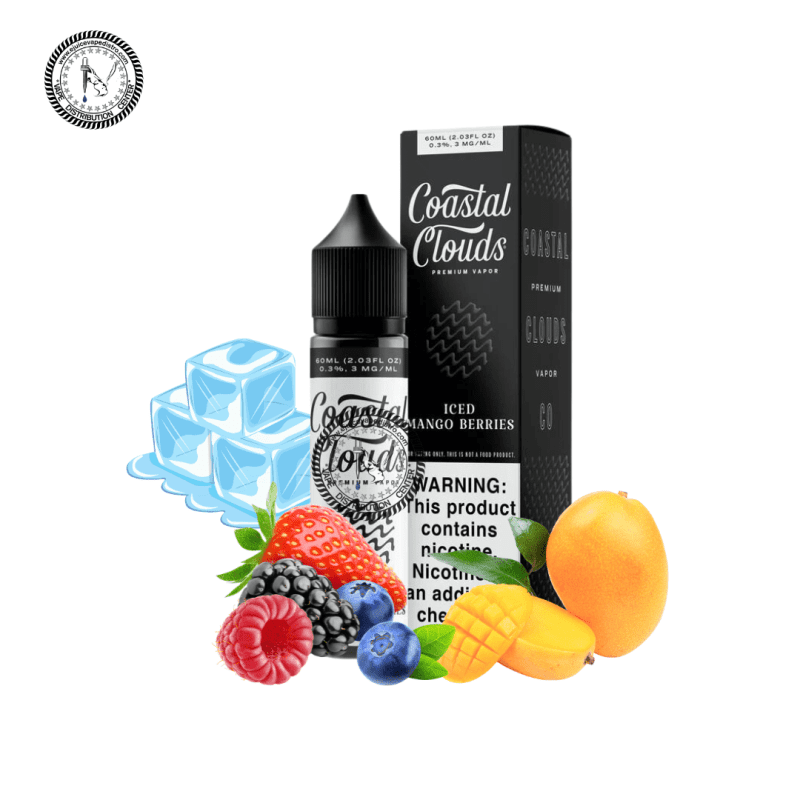 e juice vape distro iced mango berries by coastal clouds 60ml e liquid coastal clouds e liquid 39285596094712