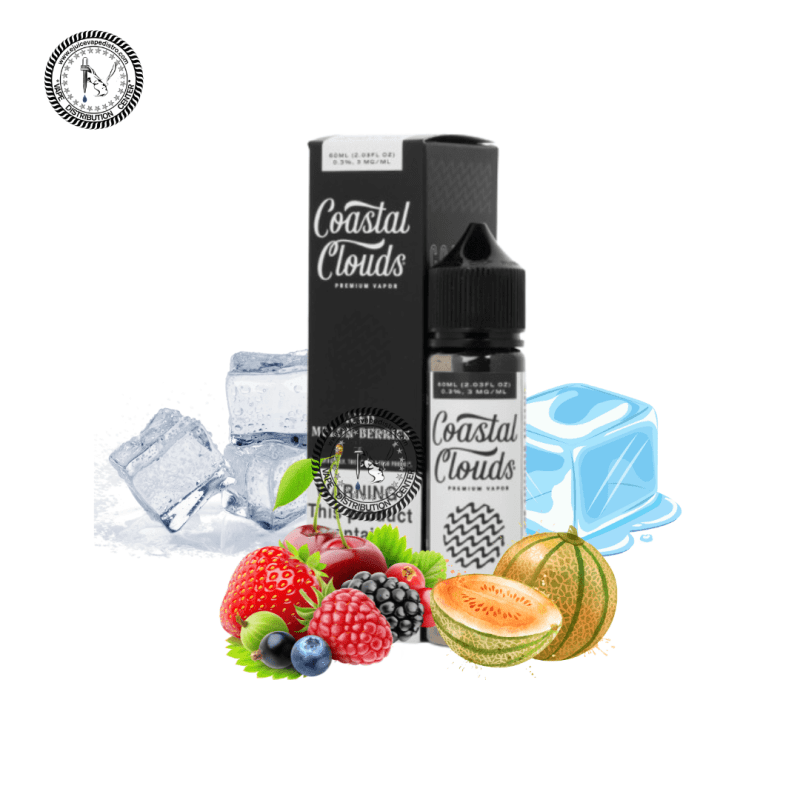 e juice vape distro iced melon berries by coastal clouds 60ml e liquid coastal clouds 39285650456824